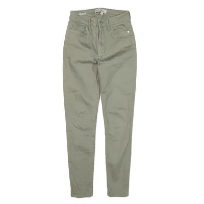 CALVIN KLEIN High Rise Jeans Green Denim Slim Skinny Womens W26 L26