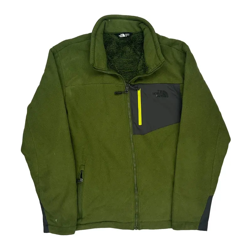 The North Face Fleece - Large Green Polyester