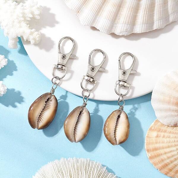 Natural Cowrie Shell Pendant Decorations