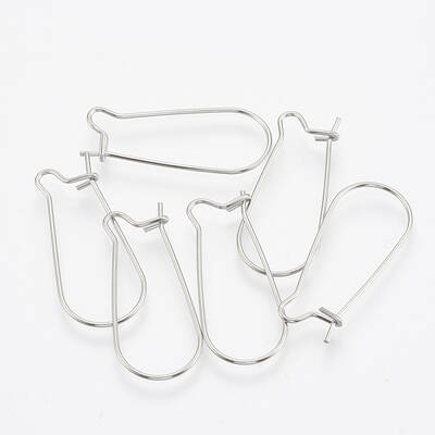 Tarnish Resistant 304 Stainless Steel Hoop Earrings