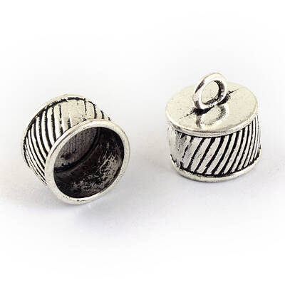 Tibetan Style Alloy Cord Ends