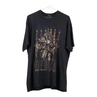 Aus-Tex T-Shirt - 2XL Black Cotton