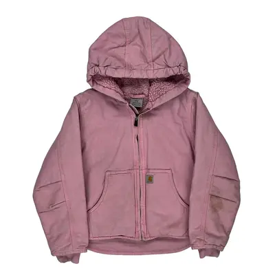 Age 7 Carhartt Jacket - Small Pink Cotton