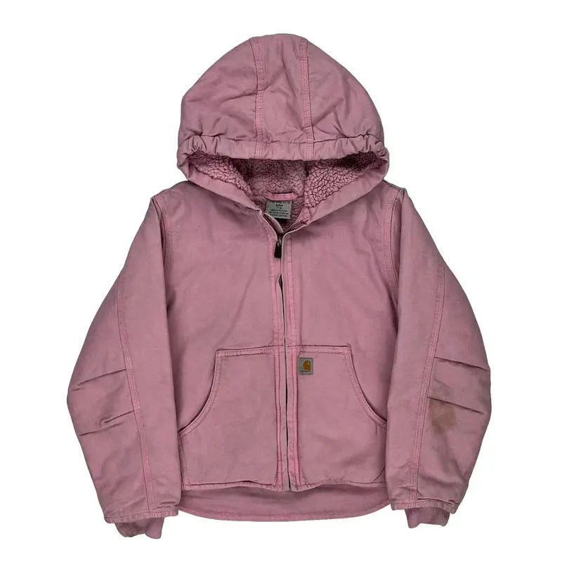 Age 7 Carhartt Jacket - Small Pink Cotton