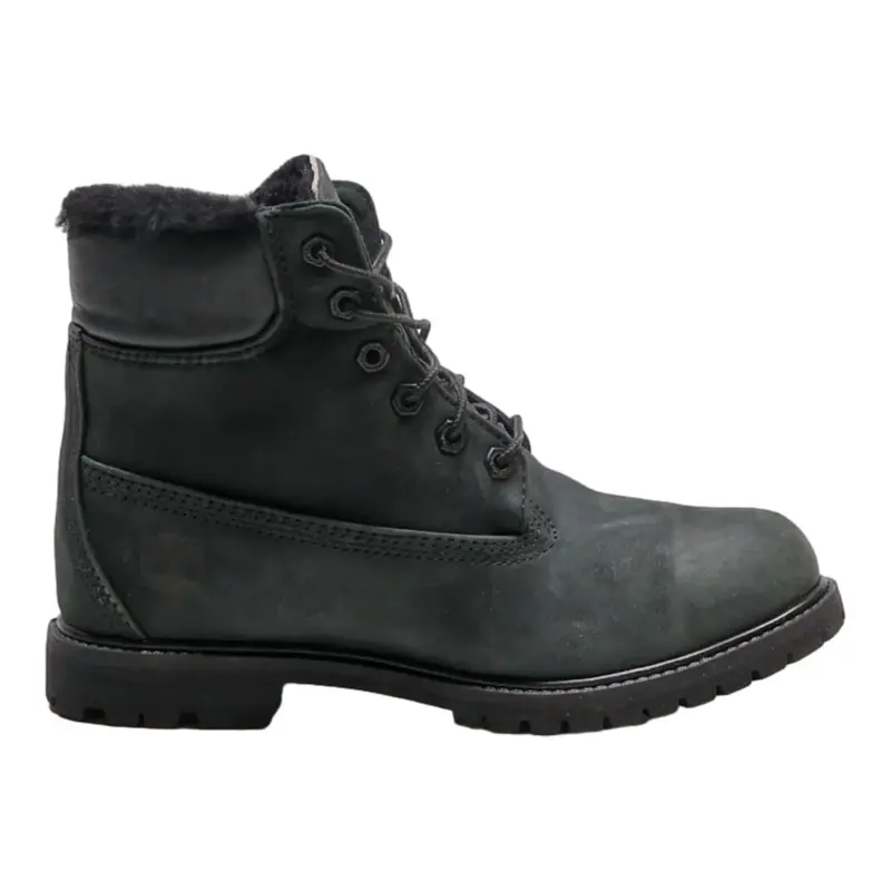 TIMBERLAND Lace-Up Boots Grey Leather Womens UK 6