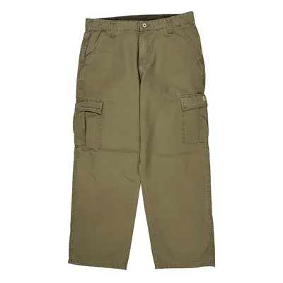 Wrangler Cargo Trousers - 36W 30L Khaki Cotton