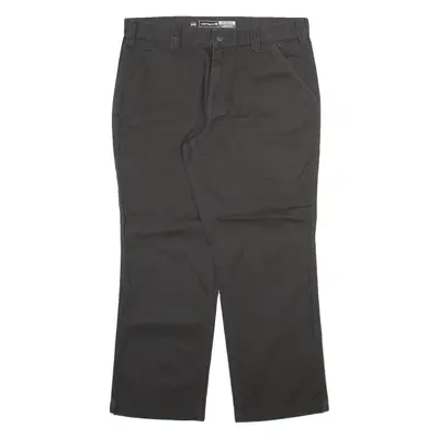 CARHARTT Mens Trousers Grey Relaxed Straight W34 L28
