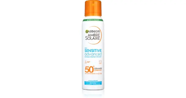 Garnier Ambre Solaire Sensitive Advanced Face Mist SPF 50+ (light sensitive skin) - 150 ml