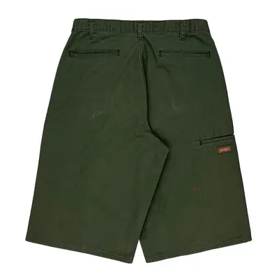 Dickies Shorts - 31W 15L Green Cotton | Size: 31″ waist