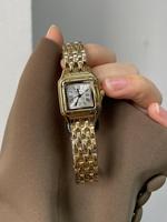 Women's Elegant Square Dial Quartz WatchFashionable Wristwatch for Women & Girls.Trendy All-match & Exquisite Watch for Birth...