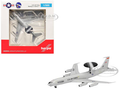 Boeing E-3 Sentry Aircraft 961st Airborne Air Control Squadron, Kadena Air Base (81-0005) United States Air Force 1/500 Die...