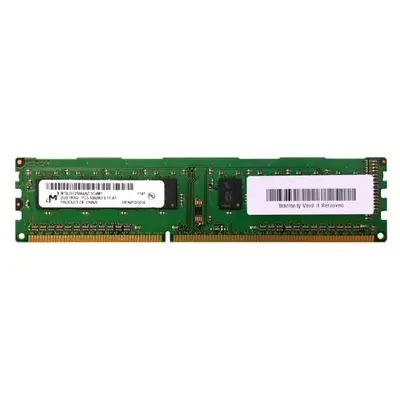 Micron MT8JTF25664AZ-1G4M1 | 2GB DDR3-1333MHz PC3-10600 Non-ECC Unbuffered UDIMM CL9 1Rx8 1.5V 240-Pin Memory Module
