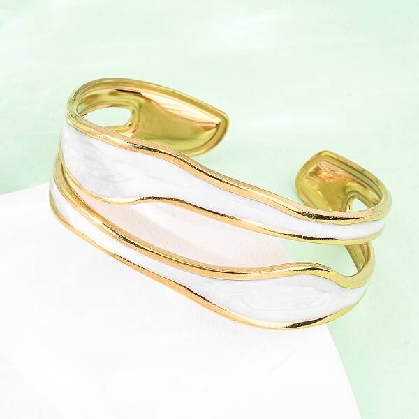 304 Stainless Steel Enamel Bangles for Women