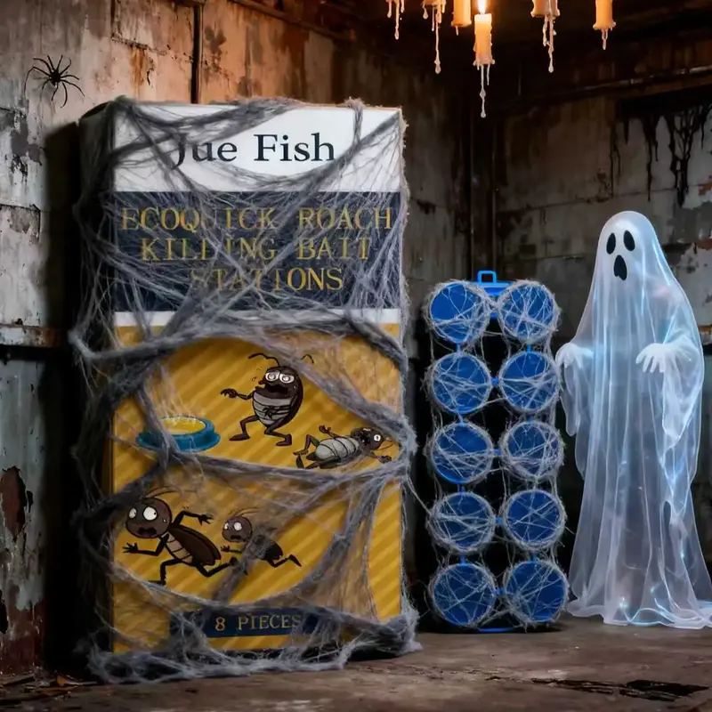 [NEW2] JUE FISH Halloween Pest Defense! Cockroach Exterminator Gel for Spooky Season - Kill Creepy Crawlies Indoors/Outdoors,...