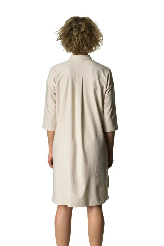 W's Route Shirt Dress | Color: Foggy Mountain | Size: L