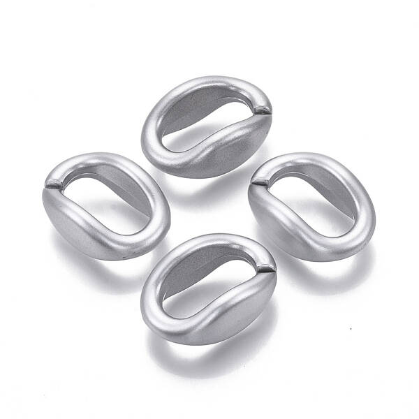 Spray Painted CCB Plastic Linking Rings