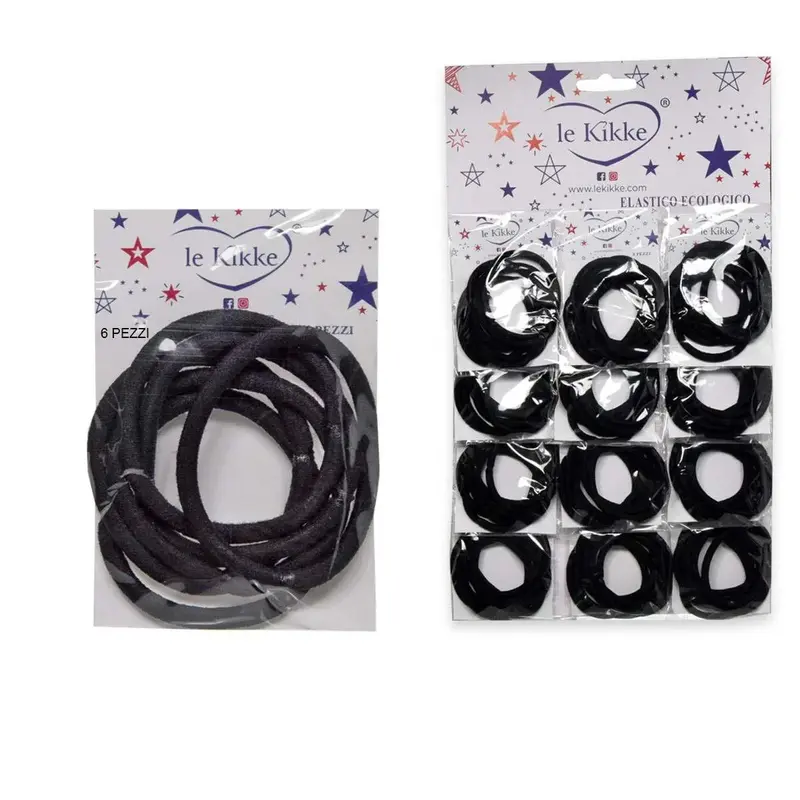Le kikke card 12 envelopes 72 pcs. black elastics d. 4.5 - thick. 0.4cm