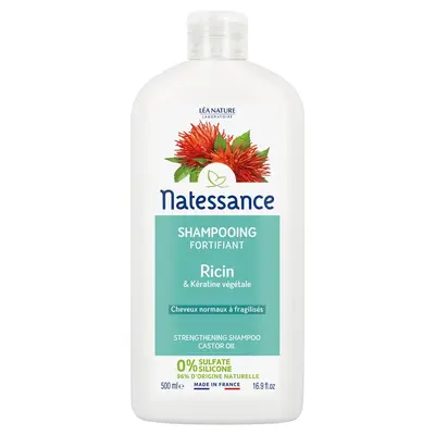 Natessance Fortifying Repairing Shampoo Keratin Oil 500ml
