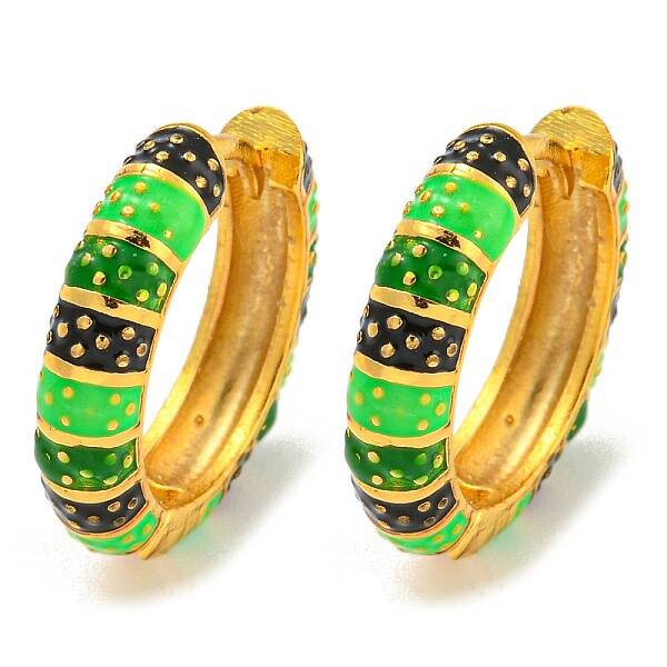 Rack Plating Brass Hoop Earrings