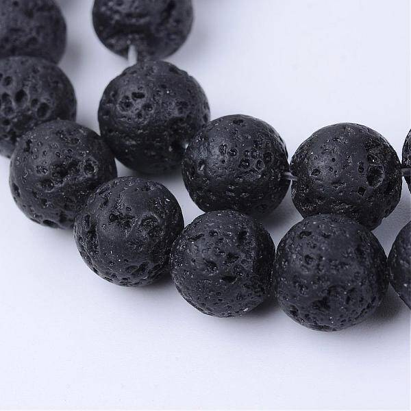 Natural Lava Rock Beads Strands