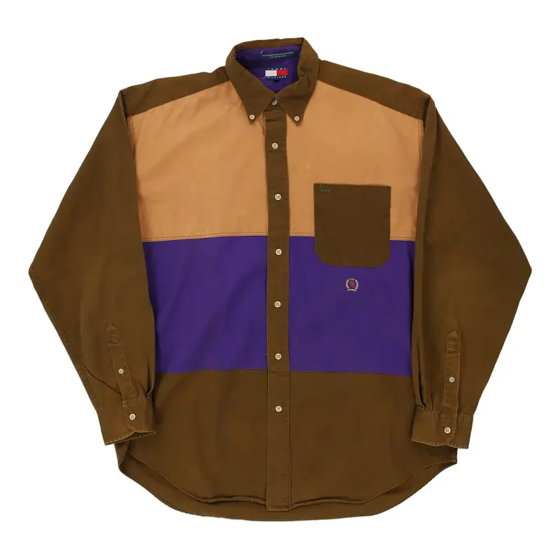 Tommy Hilfiger Shirt - Large Block Colour Cotton