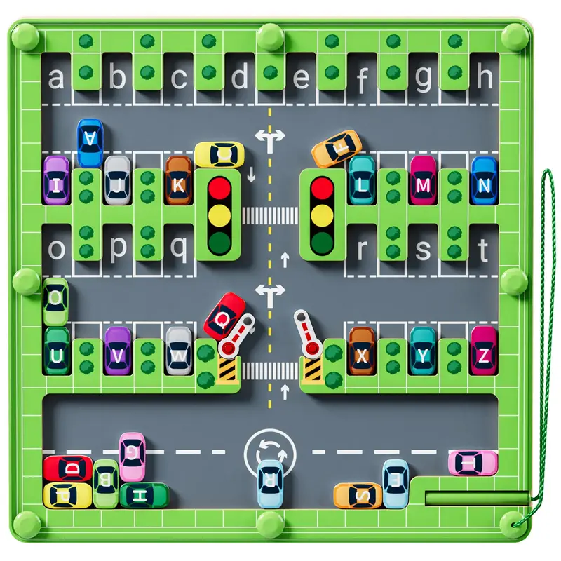 Magnetic Alphabet Maze,Montessori Fine Motor Skills Toys for 3 4 5 Years Old Boys and Girls,Learning Educational Toys for Tod...