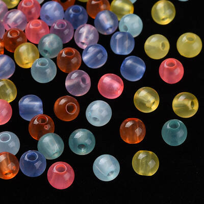 Transparent Acrylic Beads