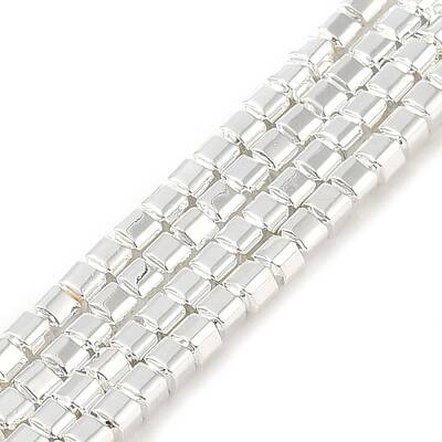 Electroplated Synthetic Non-Magnetic Hematite Beads Strands