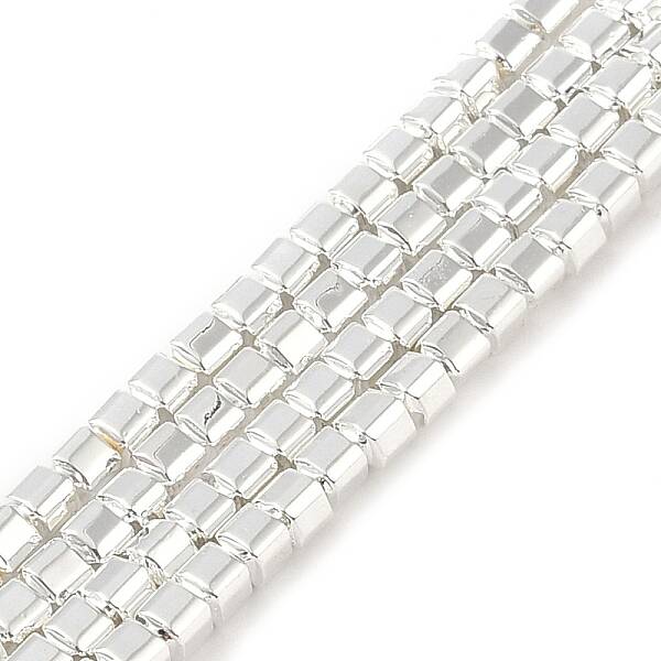 Electroplated Synthetic Non-Magnetic Hematite Beads Strands