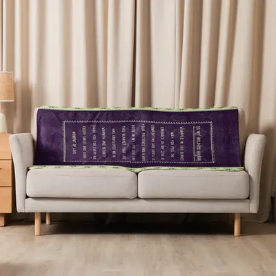 Granny's Garden - Dark Purple Floral Comfort