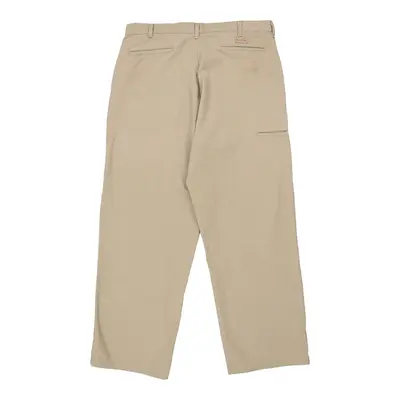 Dickies Trousers - 39W 32L Cream Cotton Blend