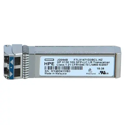JD094-61101 HP ProCurve X130 10Gb/s 10GBase-LR Single-Mode Fibre 1310nm 10km Duplex LC Connector SFP+ Transceiver Module
