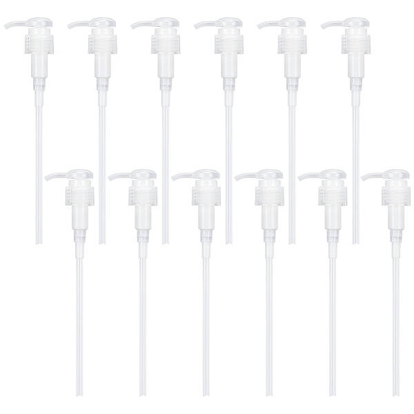 BENECREAT 12 Pcs Clear Plastic Dispensing Pumps