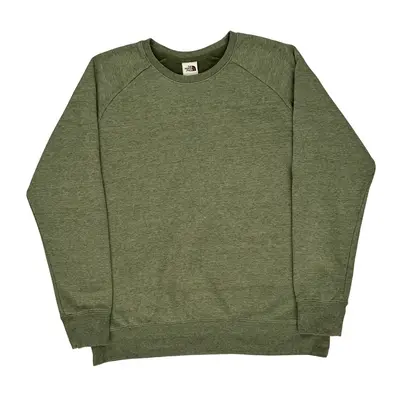 The North Face Sweatshirt - XL Green Polyester Blend