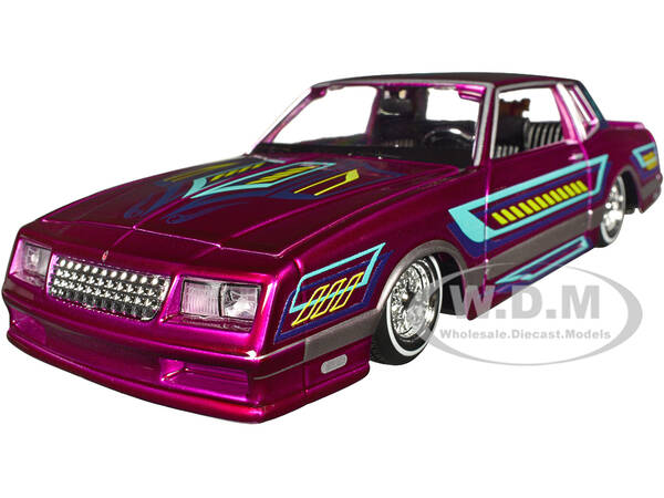 1986 Chevrolet Monte Carlo SS Lowrider Pink Metallic with Graphics \