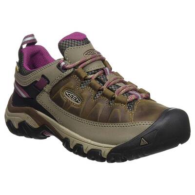 Keen Targhee III Leather Textile Women's Lace Up Shoes - Weiss Boysenberry - Size:US 7 Women