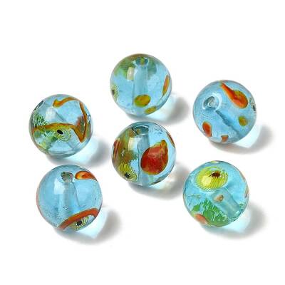 Handmade Transparent Lampwork Beads