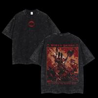 Warhammer 40k - Death Metal Game Vintage Oversized Washed Tee, Ultramarine Unisex Heavyweight Cotton T-shirt, Menswear Top Ts...