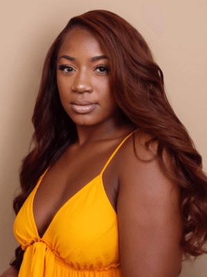UNice Dark Auburn Body Wave Remy Human Hair 4 Bundles With Closure Deal