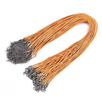 Waxed Cotton Cord Necklace Making