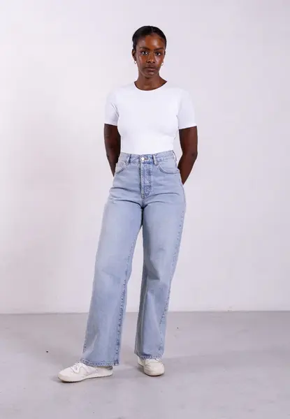 Organic Cotton Crew T-Shirt, White | Size: L