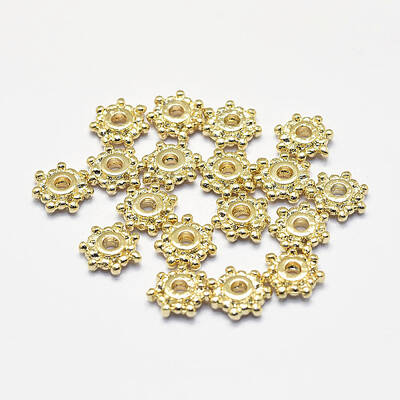 Long-Lasting Plated Brass Spacer Beads