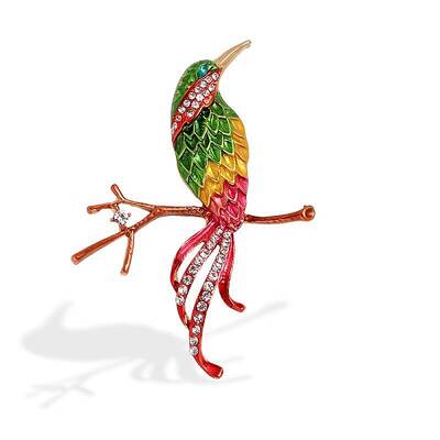Alloy Crystal Rhinestone Brooch