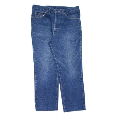 LEE Mens Jeans Blue Regular Straight W36 L27