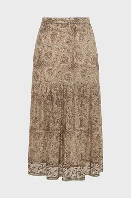 Skirt Valora Dbj27b331 Khaki-Green | Color: KHAKI GREEN | Size: T3