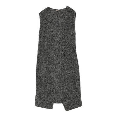 Tensione In Maxi Cardigan - Medium Grey Acrylic Blend