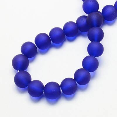Transparent Glass Bead Strands
