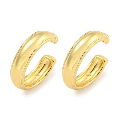 Brass Cuff Earrings