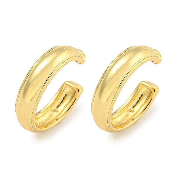 Brass Cuff Earrings