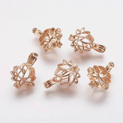Brass Diffuser Locket Pendants